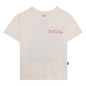 Pepita & Me - Barracuda printed T-shirt | White
