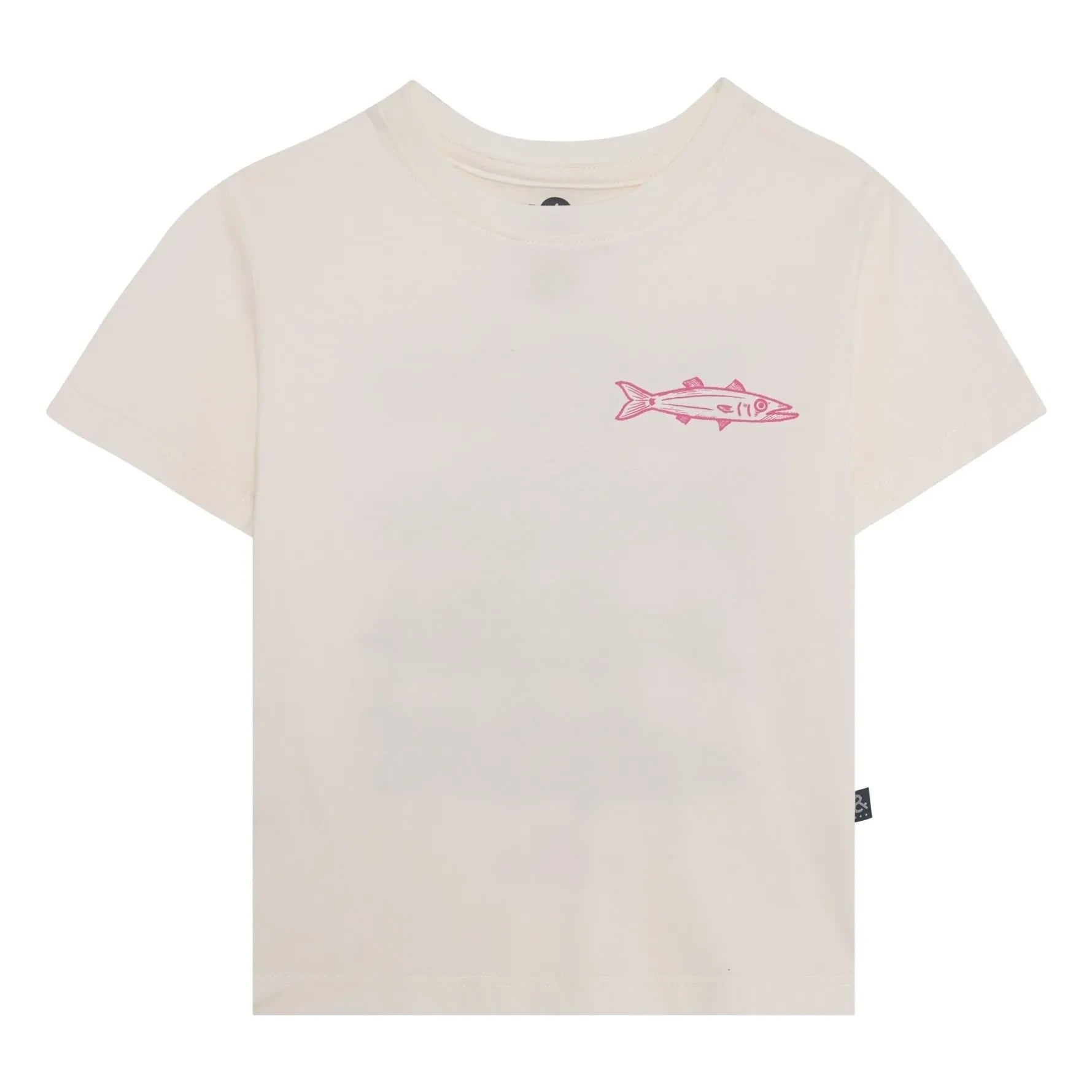 Pepita & Me - Barracuda printed T-shirt | White