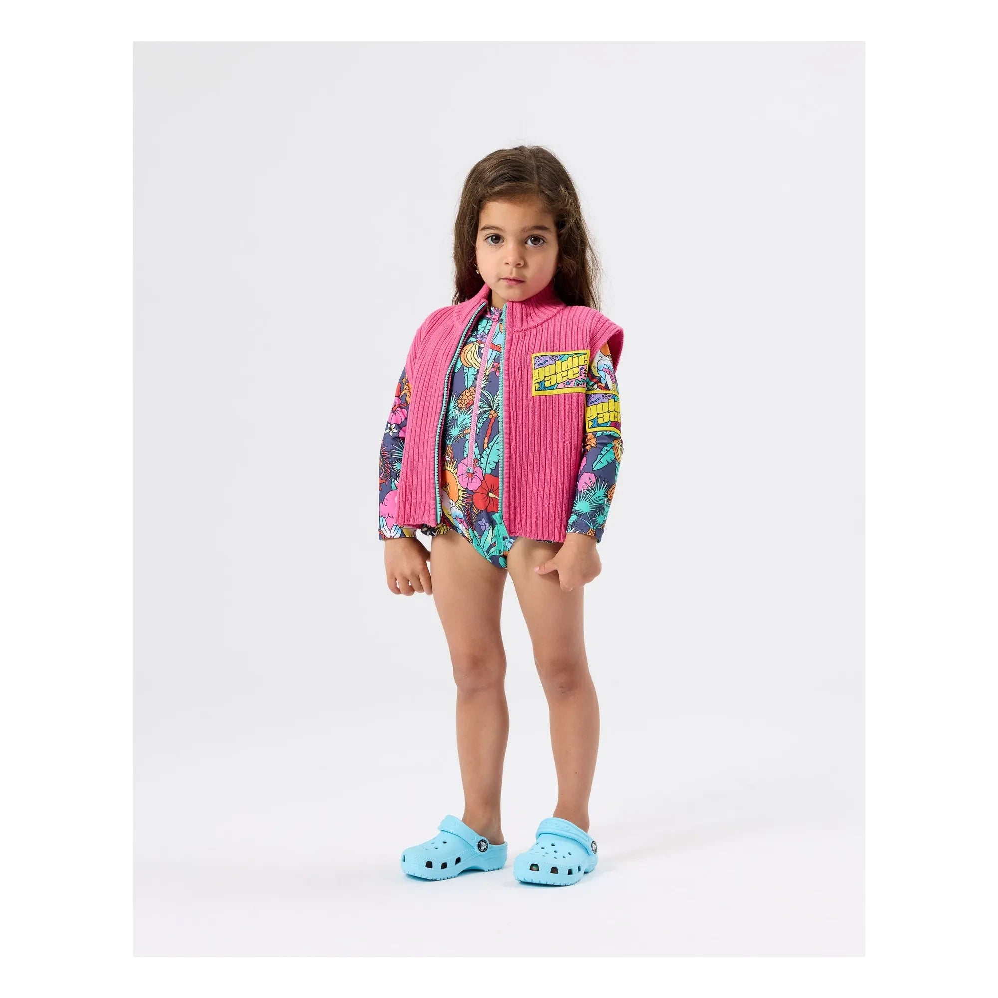 Goldie + Ace - Paradise Uzun Kollu Mayo | Lacivert