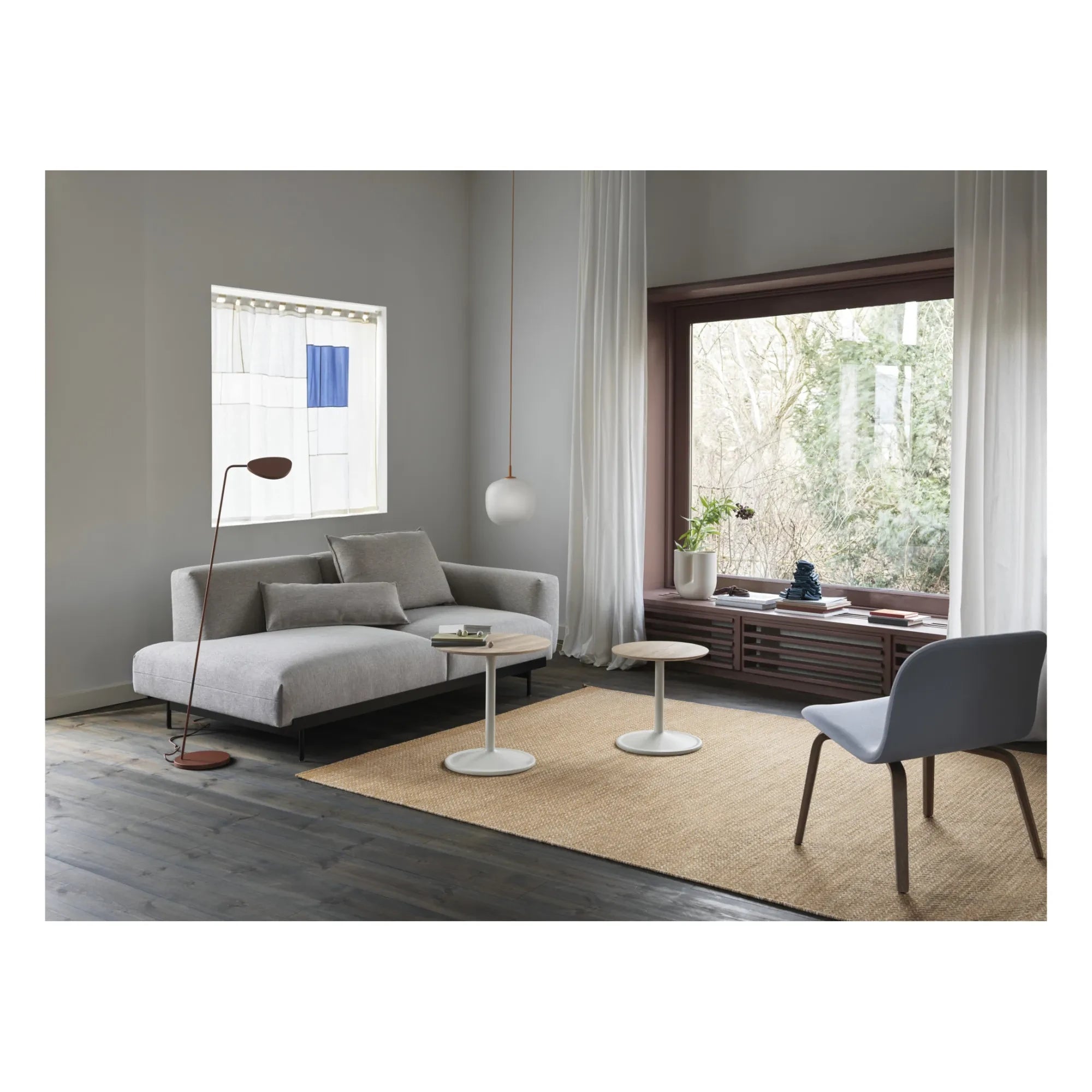 Muuto - 2-Seater Sofa - Right Armrest | Beige