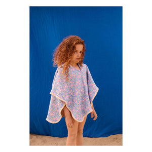 Louise Misha - Mael Organic Cotton Bath Poncho | Light Blue