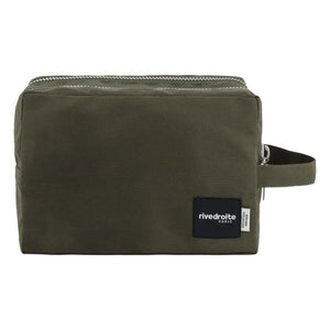 rivedroite - Charonne Toiletry Bag Made from Recycled Fibers | Khaki