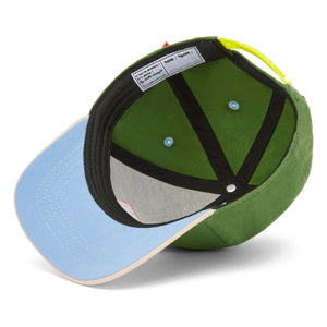 Hello Hossy - Organic Cotton Mini Curved Visor Hat | Green