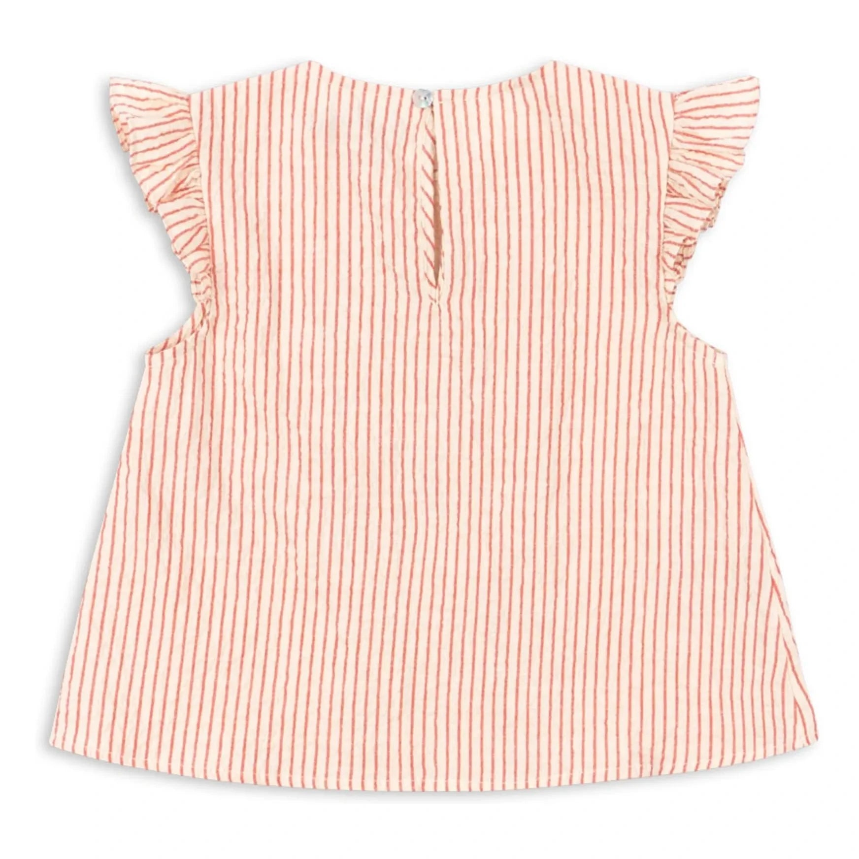 Konges Sløjd - Ellie Striped Organic Cotton Top | Red