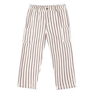 Rylee + Cru - Cargo Pants Striped | Ecru