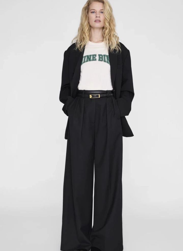 Anine Bing - Shelley Cotton T-Shirt | Ecru