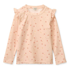 Liewood - Tenley UV Protection Bath T-Shirt Butterflies Recycled Fibers | Pink