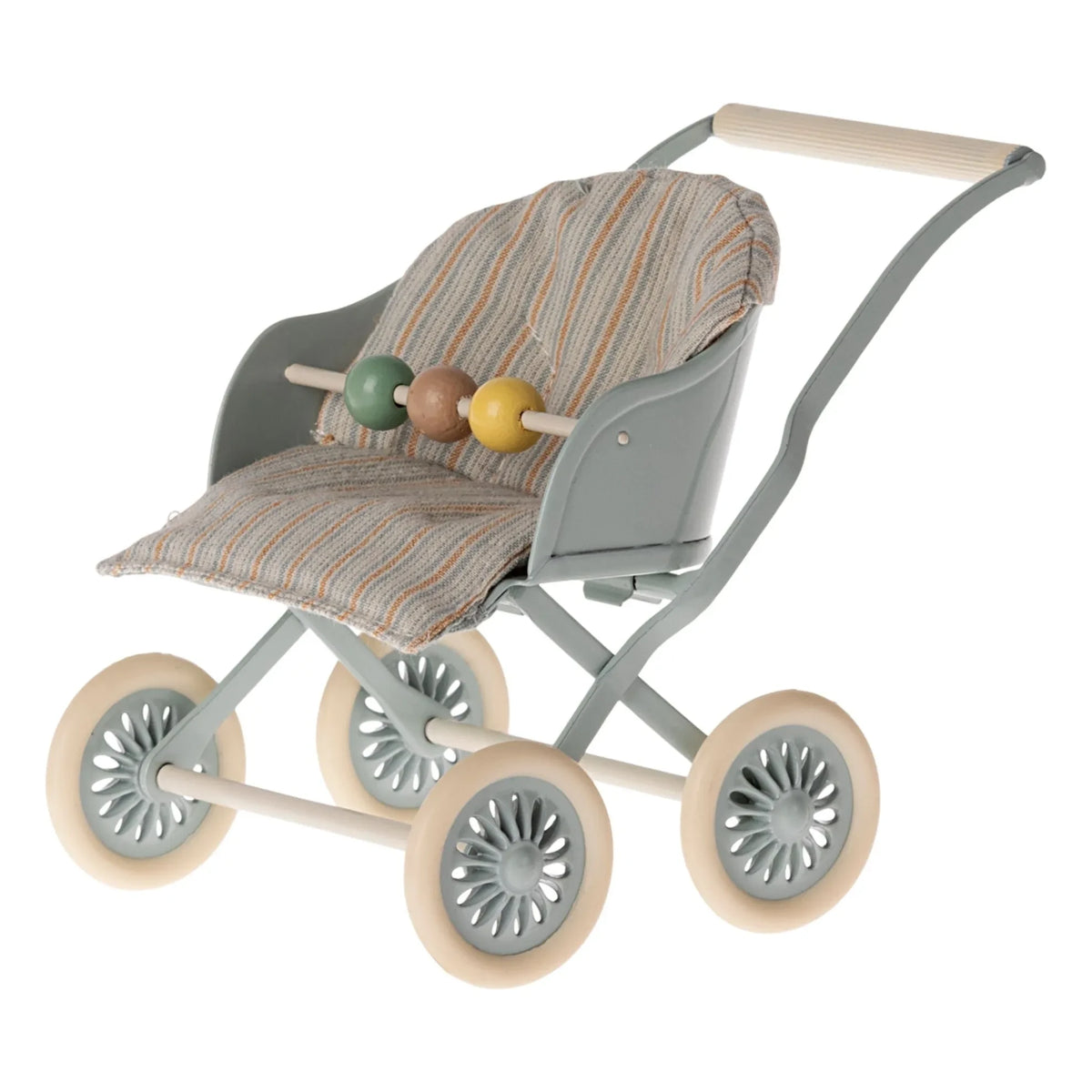 Maileg - Baby Stroller | Gray Blue