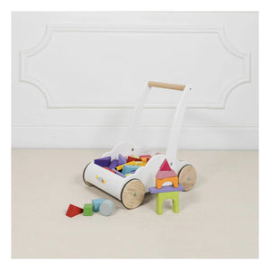 Le Toy Van - Cloud Wooden Block Car | White