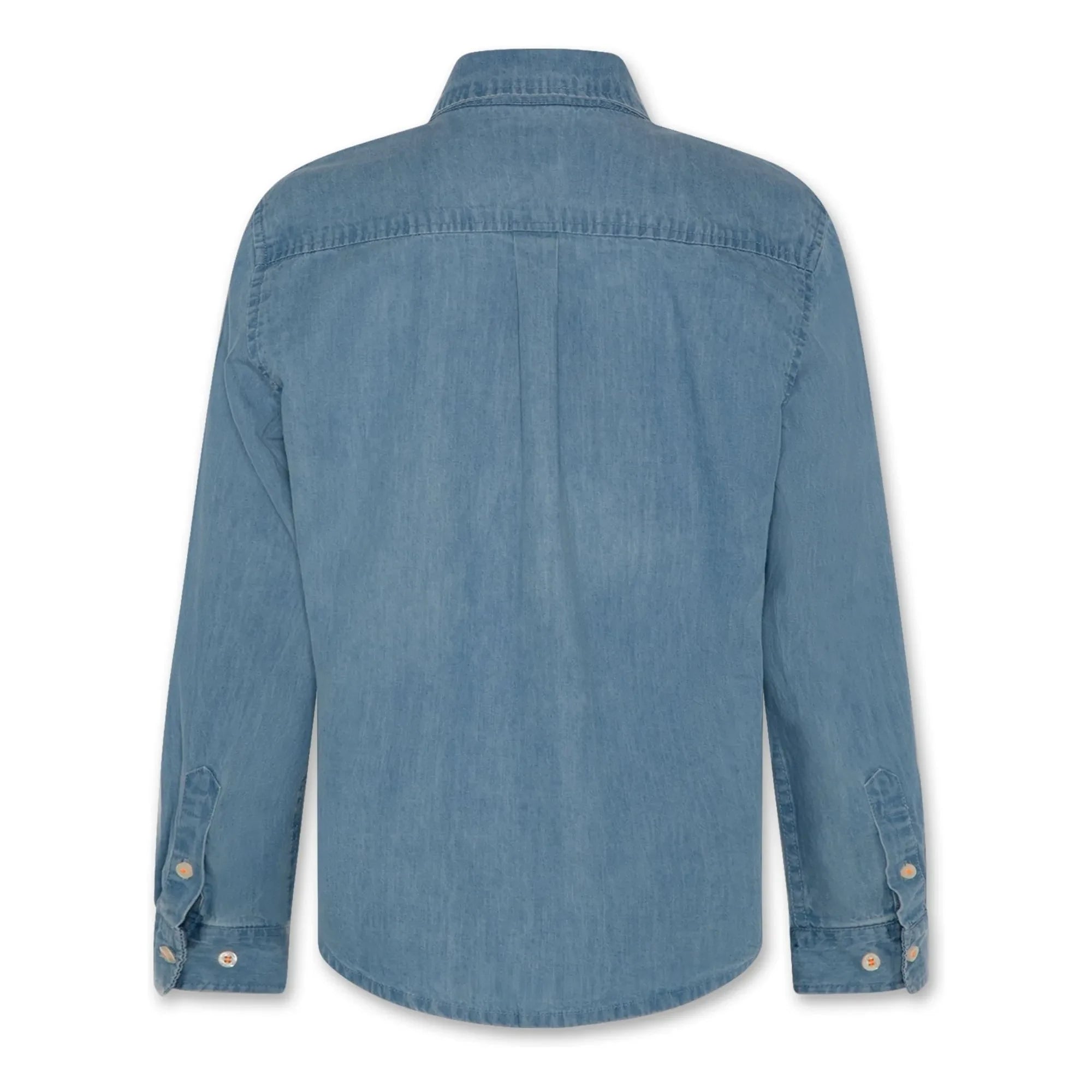AO76 - Alan Lemon Denim Shirt | Blue