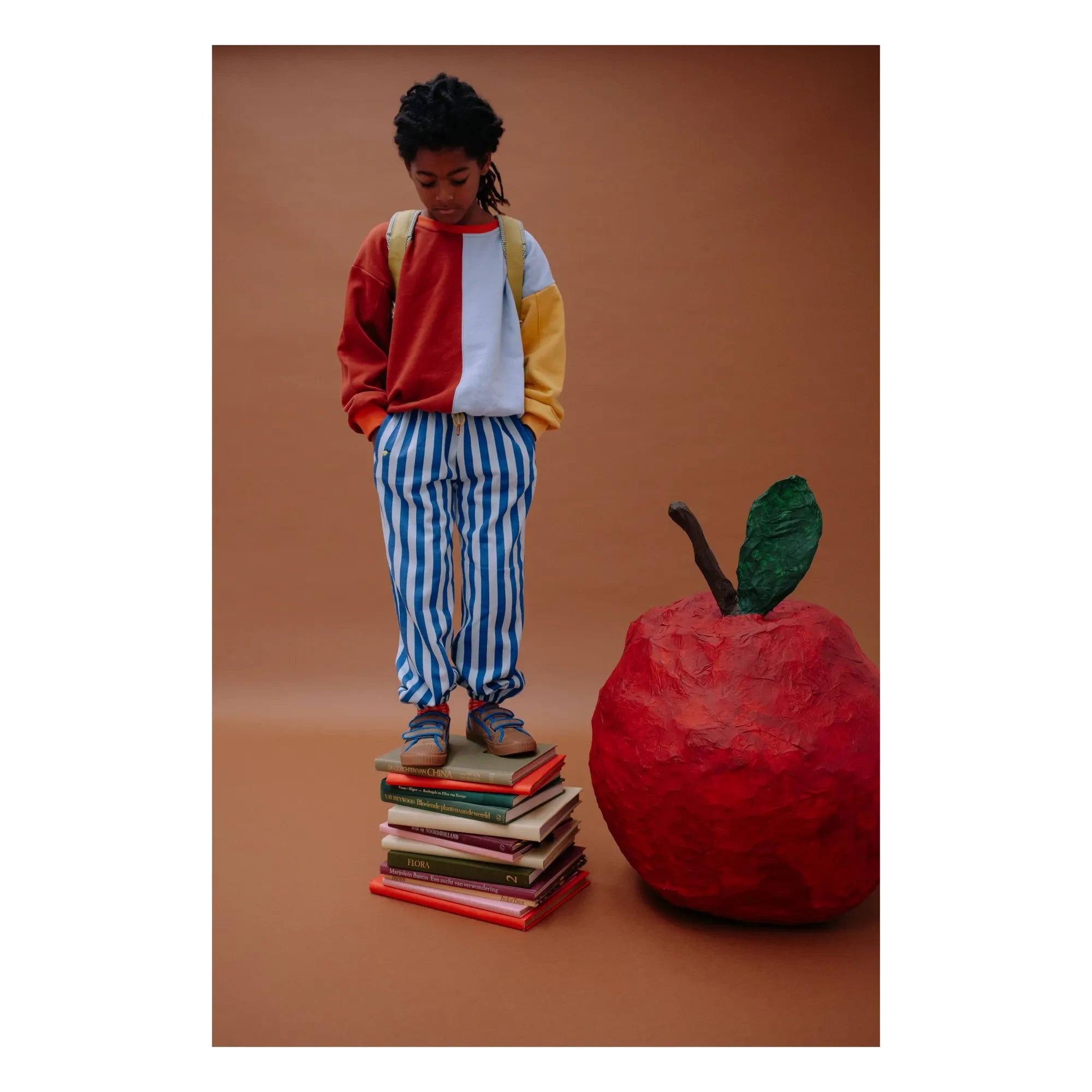 Sticky Lemon - Patch Detail Sticky Lemon Sweater | Orange Rouille
