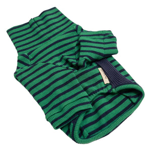 The Furry Folks - Striped Sweater | Green
