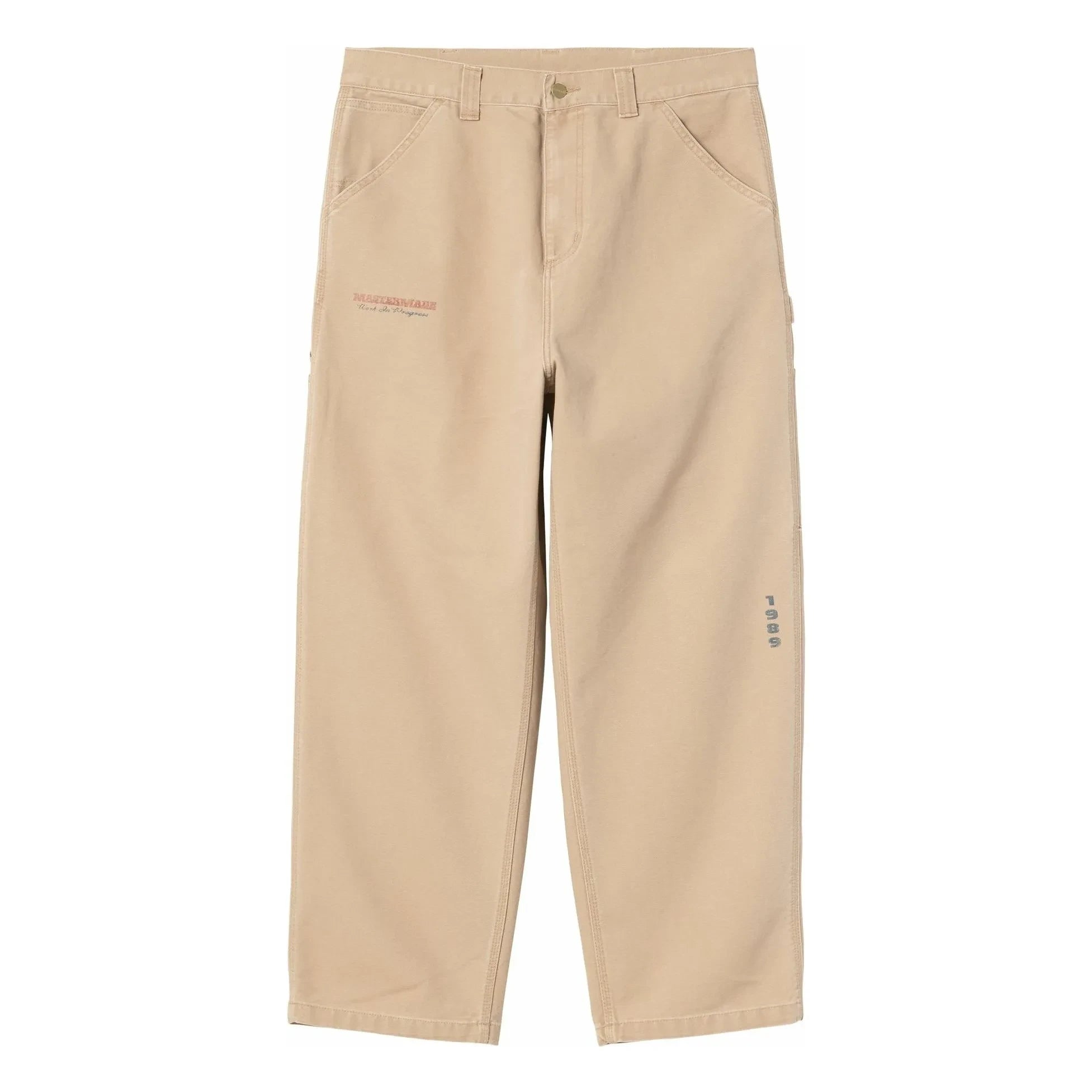 Carhartt WIP - OG Single Knee Graphic Dearborn Organic Cotton Pants | Beige