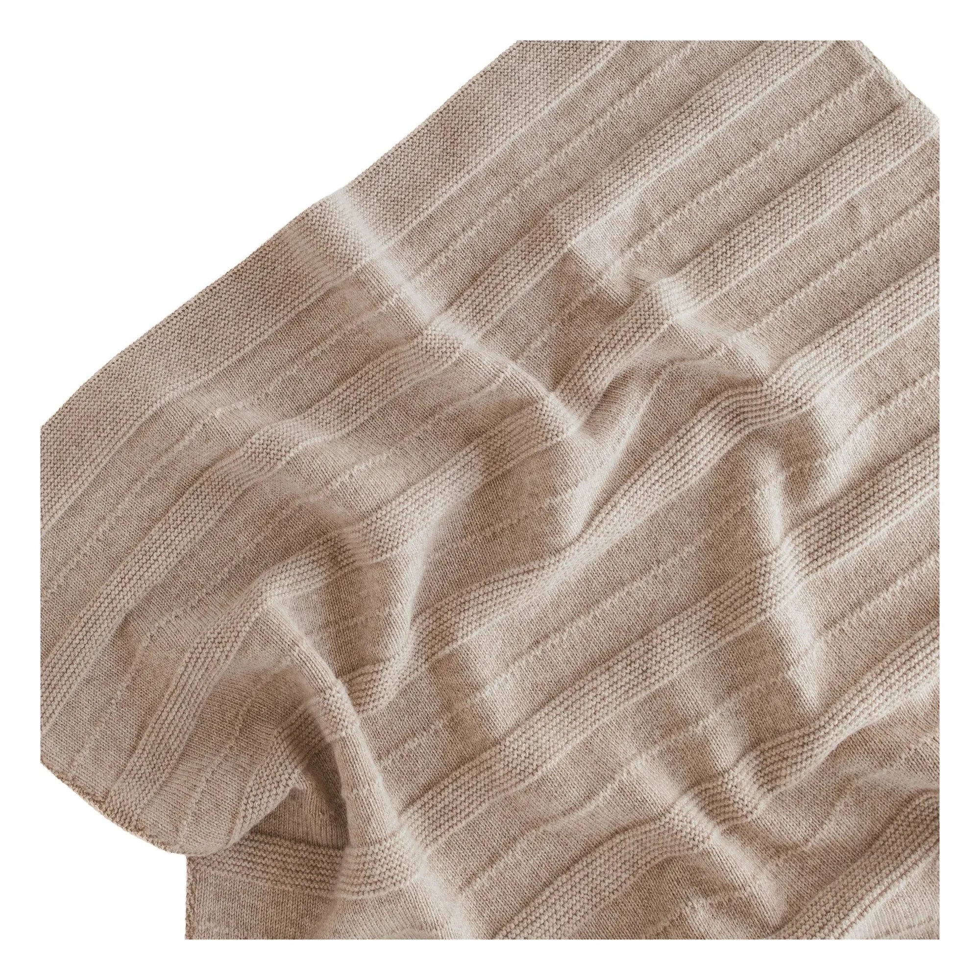 Hvid - Holly Merino Wool Blanket | Sand