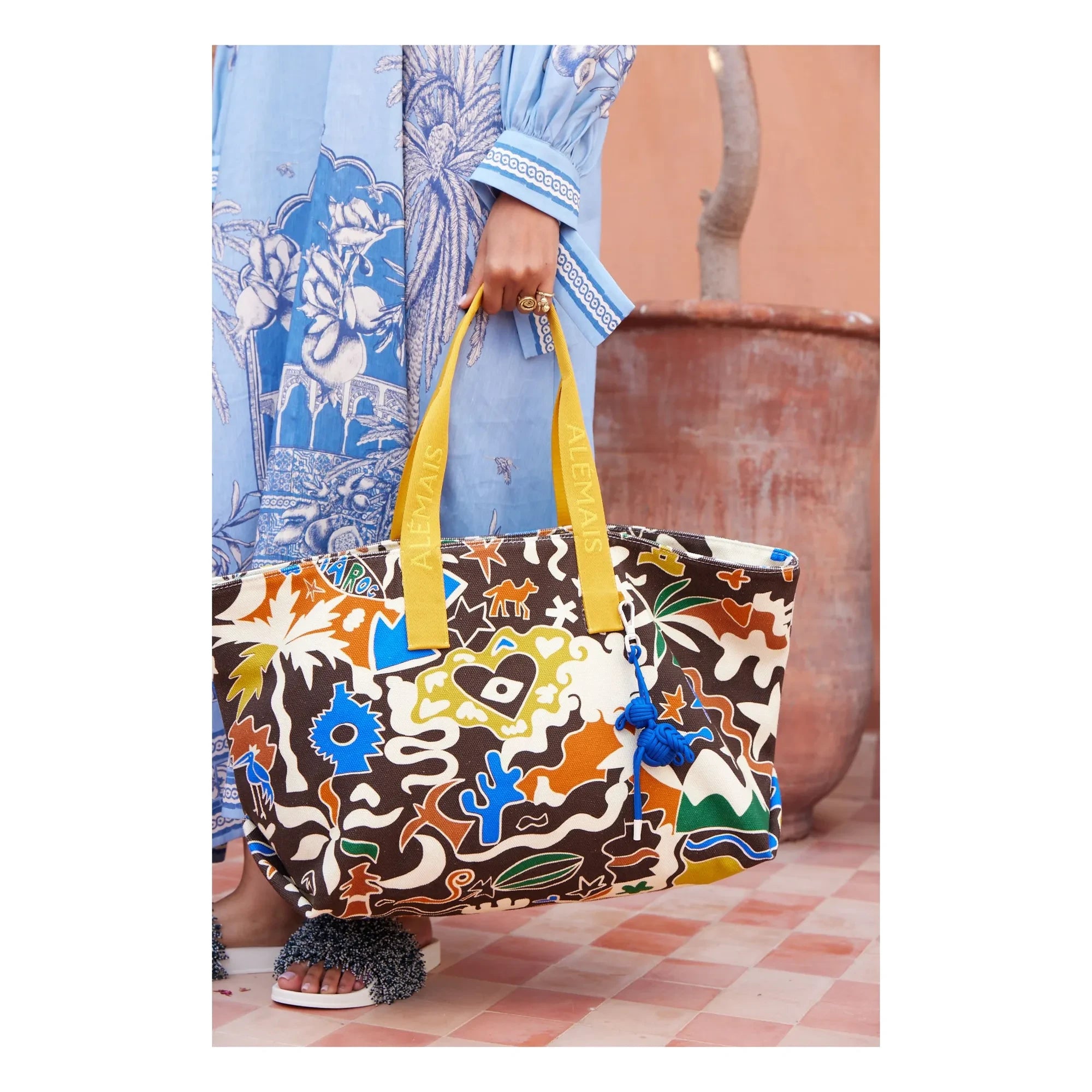 Alémais - Morocco Shopping Bag | Brown