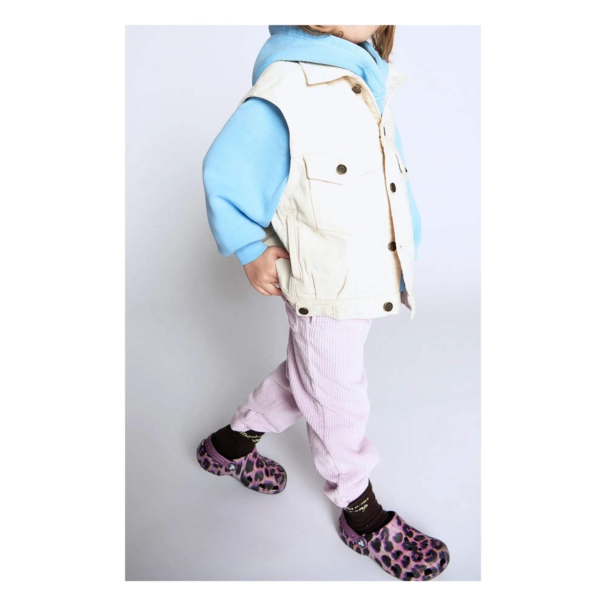 American Vintage - Snopdog Sleeveless Denim Jacket | Ecru