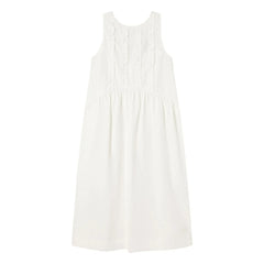 The Tiny Big Sister - Cotton Dress | Off White