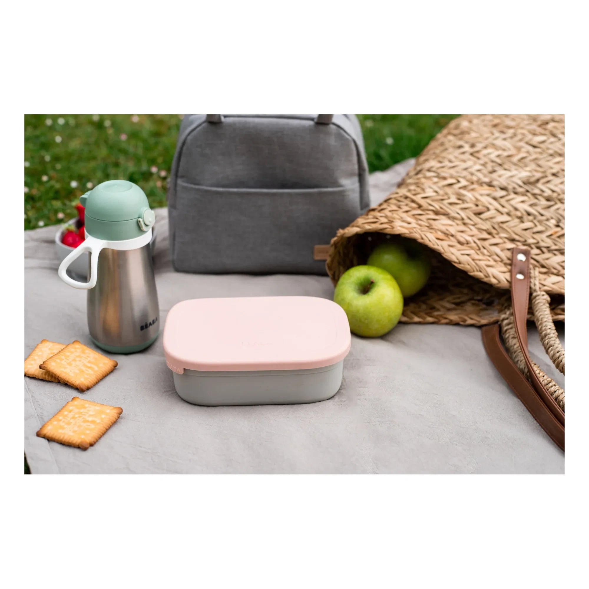 Béaba - Insulated Lunch Box | Dust Pink