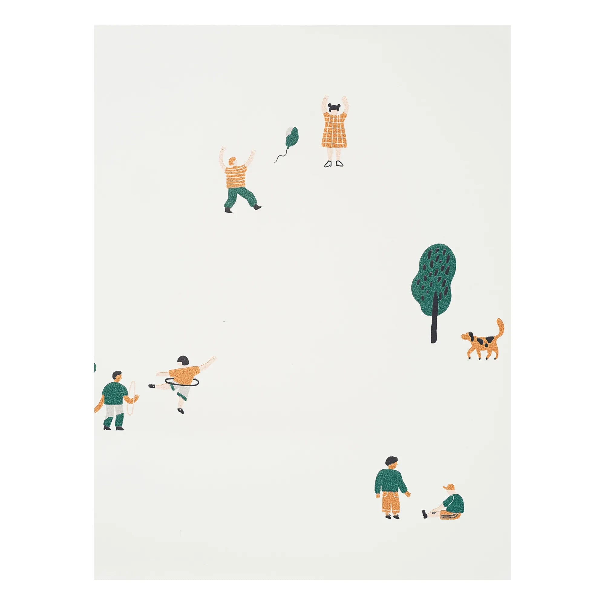 Ferm Living Kids - Wall Paper | Off-white