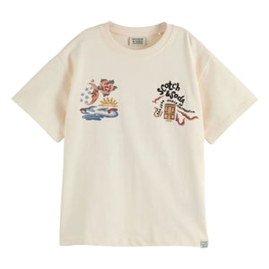Scotch & Soda - 40th Anniversary T-Shirt | Ecru