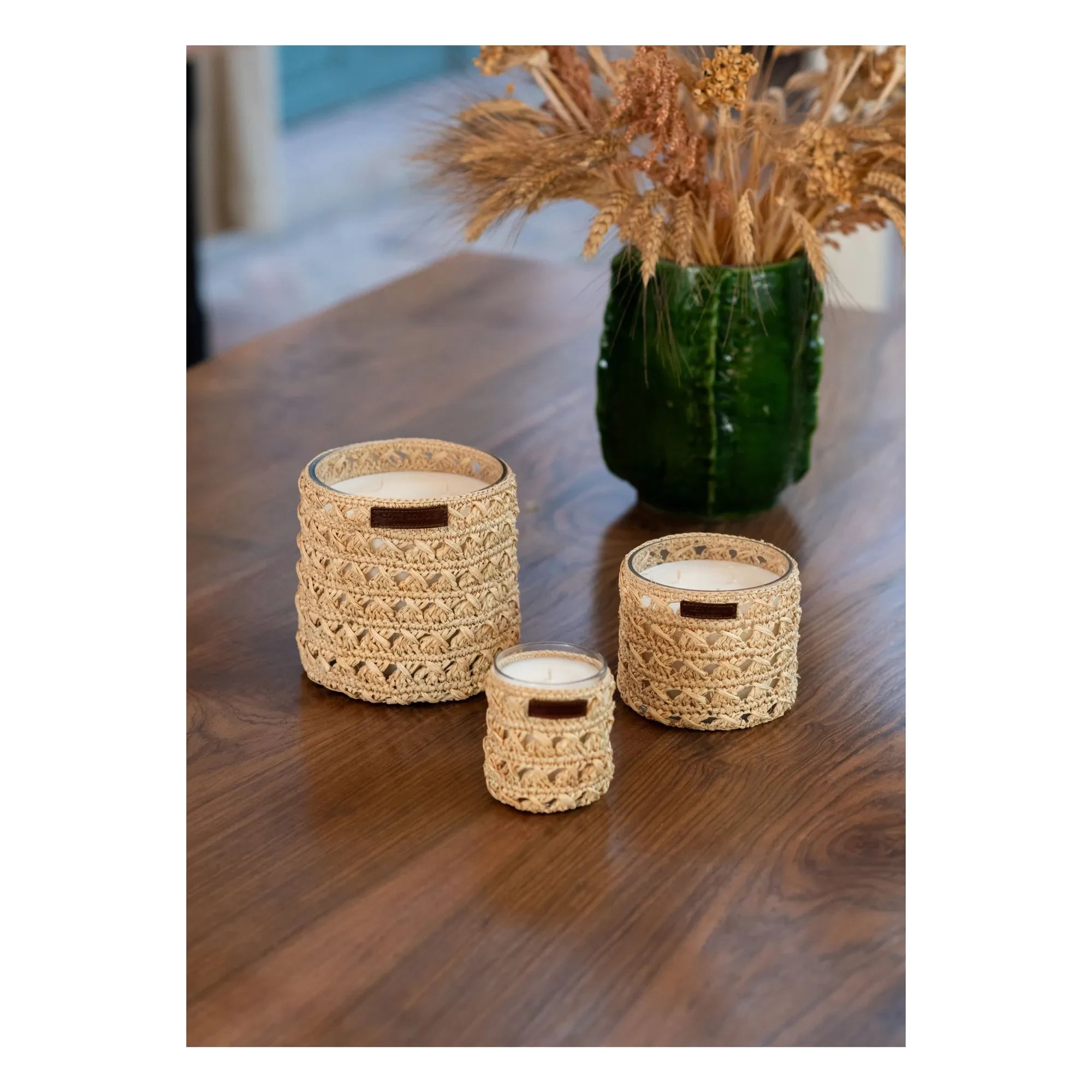 Côté Bougie - Raphia Zina Candle - Eastern Breeze