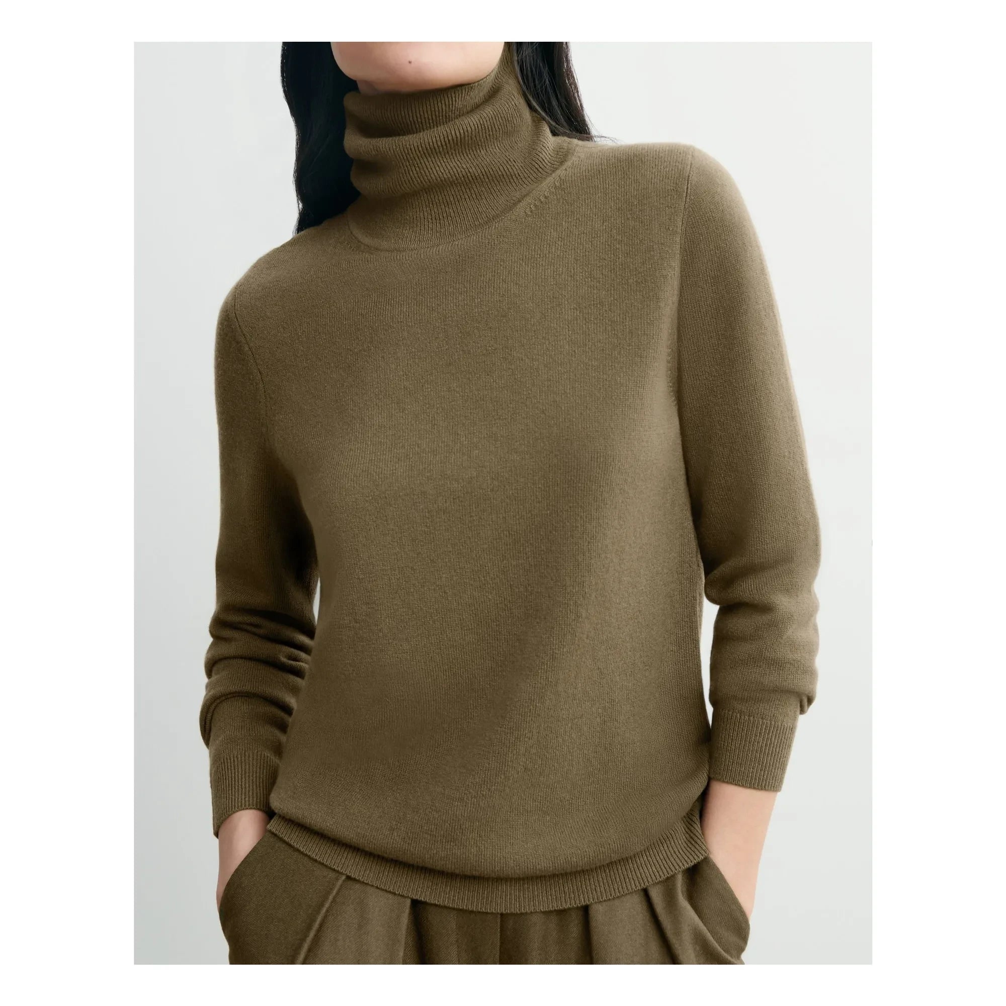 Bompard - Classic Cashmere Crew Neck Sweater | Beige