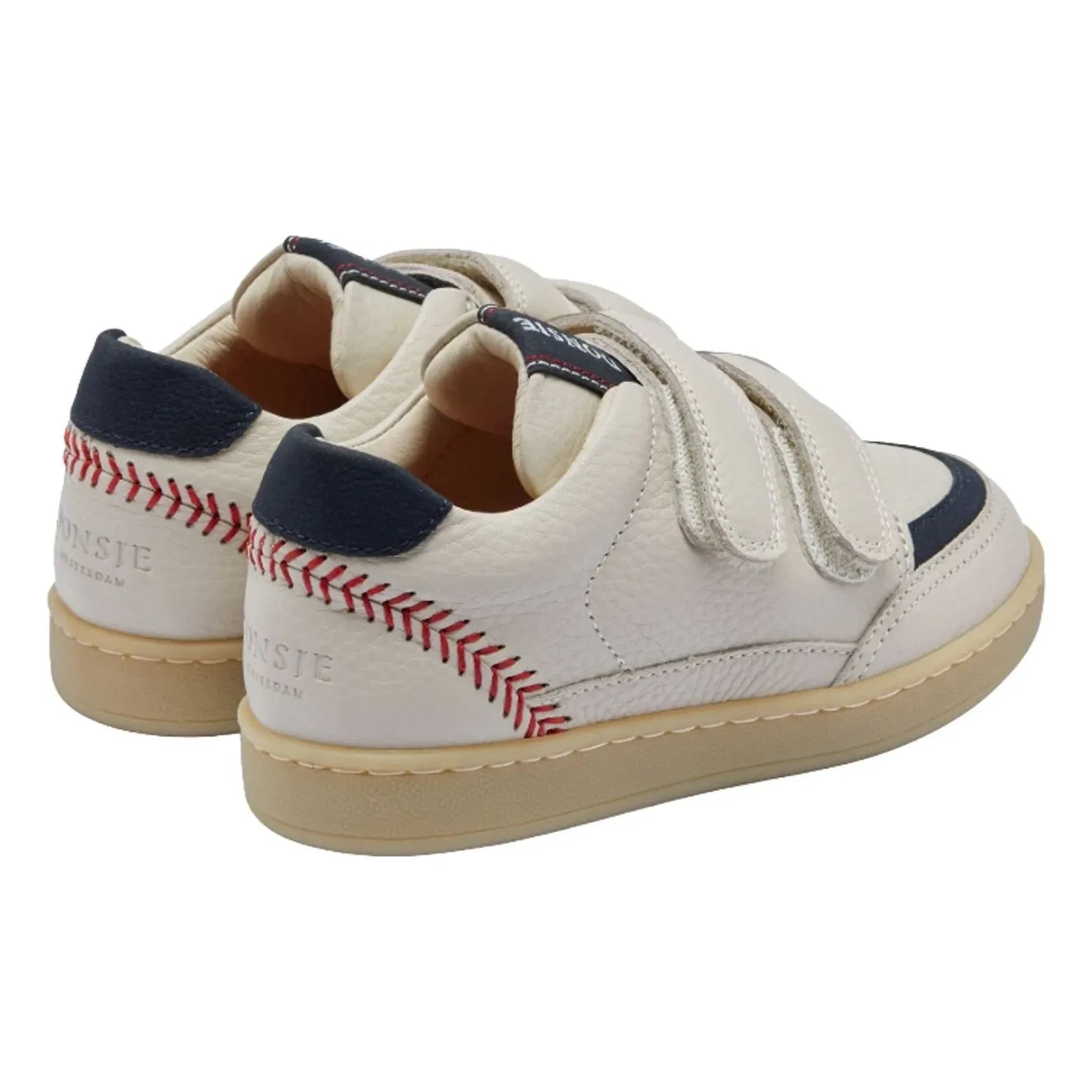 Donsje - Ronan Double Striped Sneakers | White