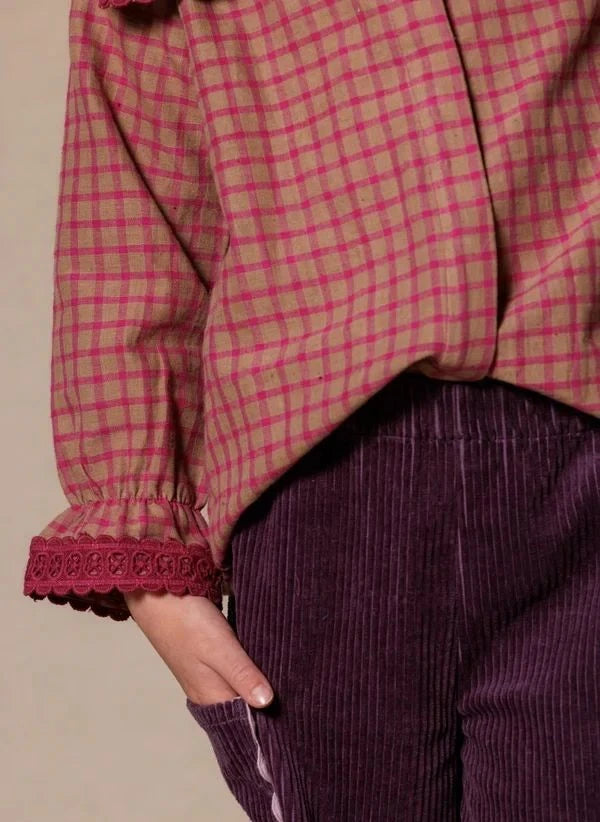 Apaches - Checked Blouse in the Picture | Pink