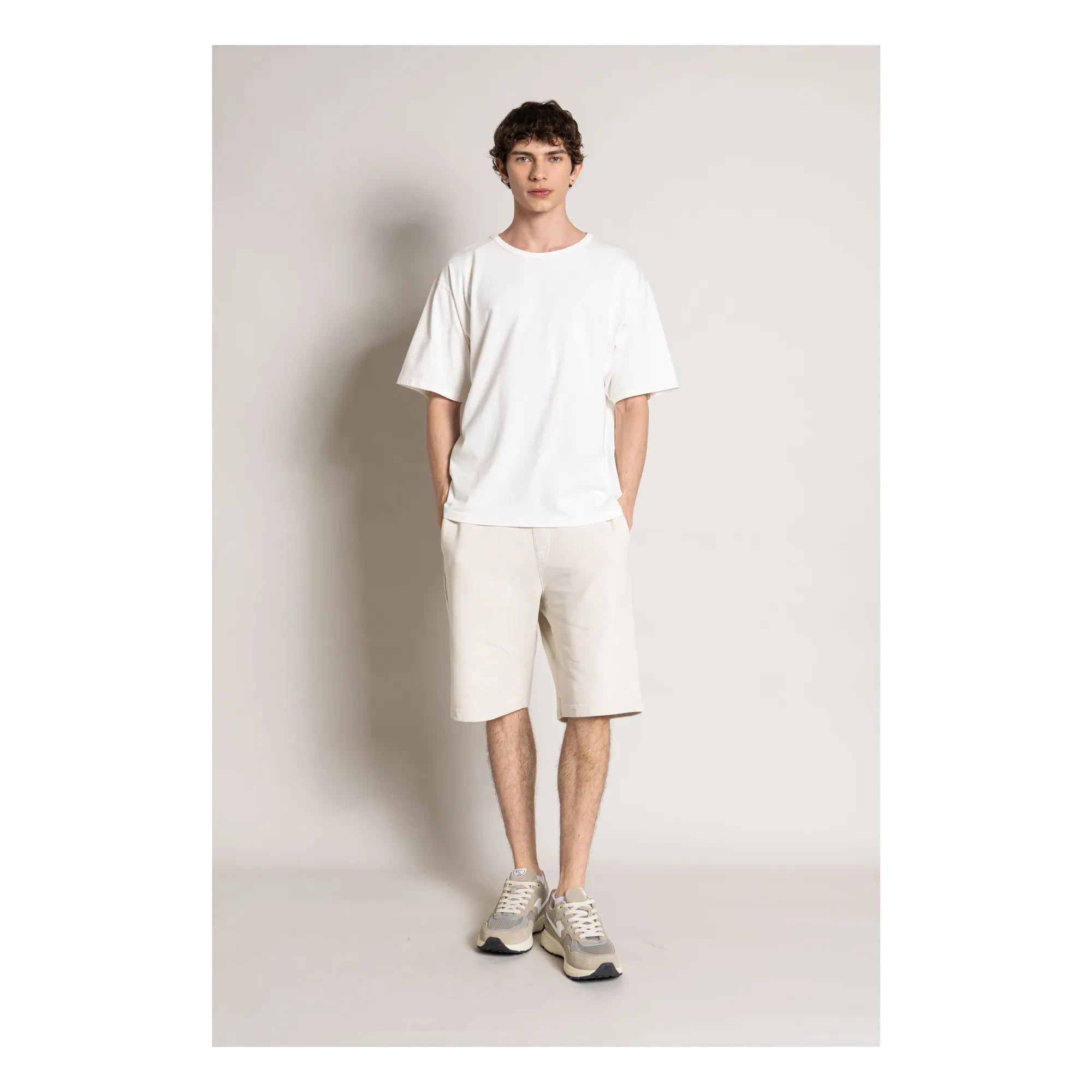 Smallable Man - Aron Organic Cotton Shorts | Oatmeal