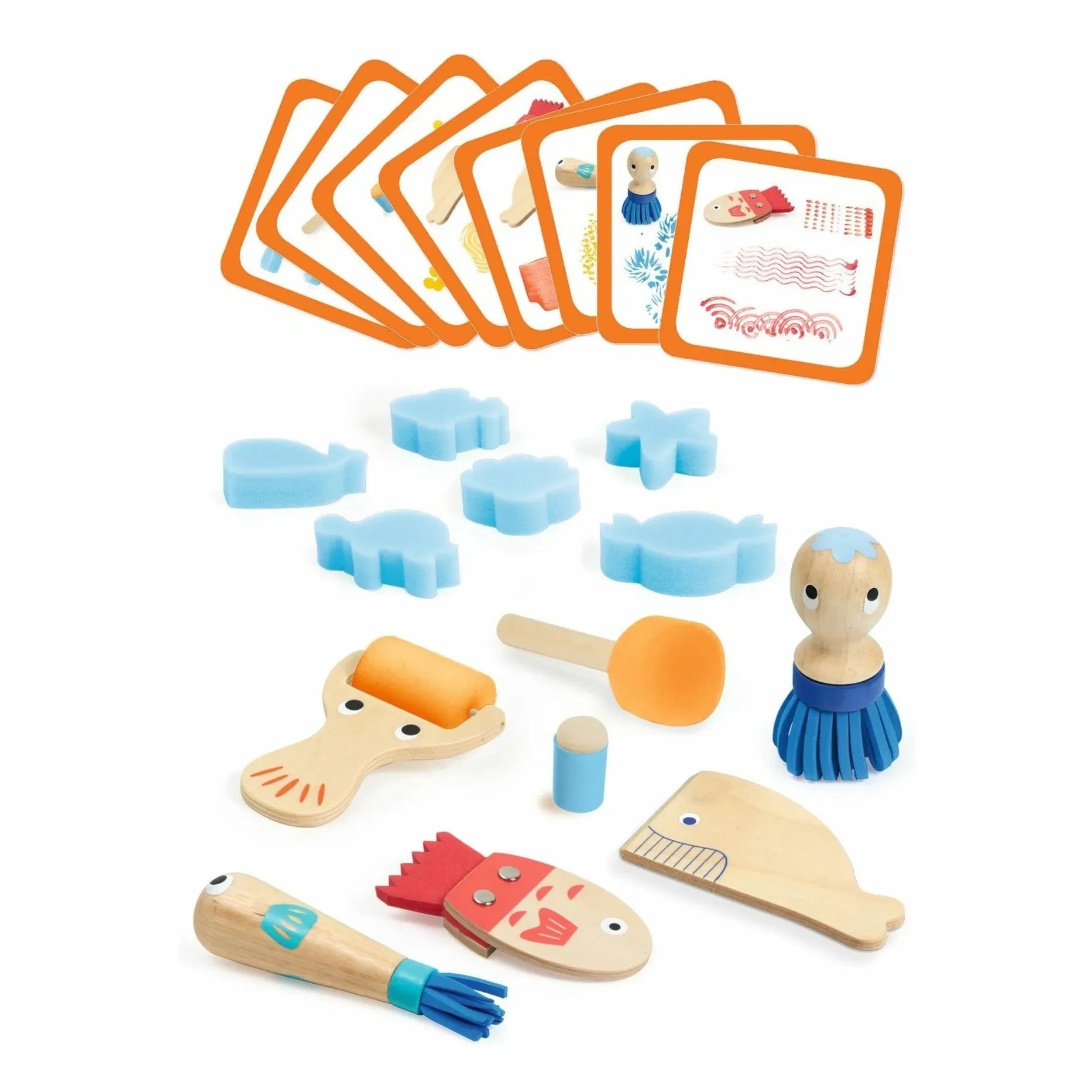 Djeco - Boya araç seti