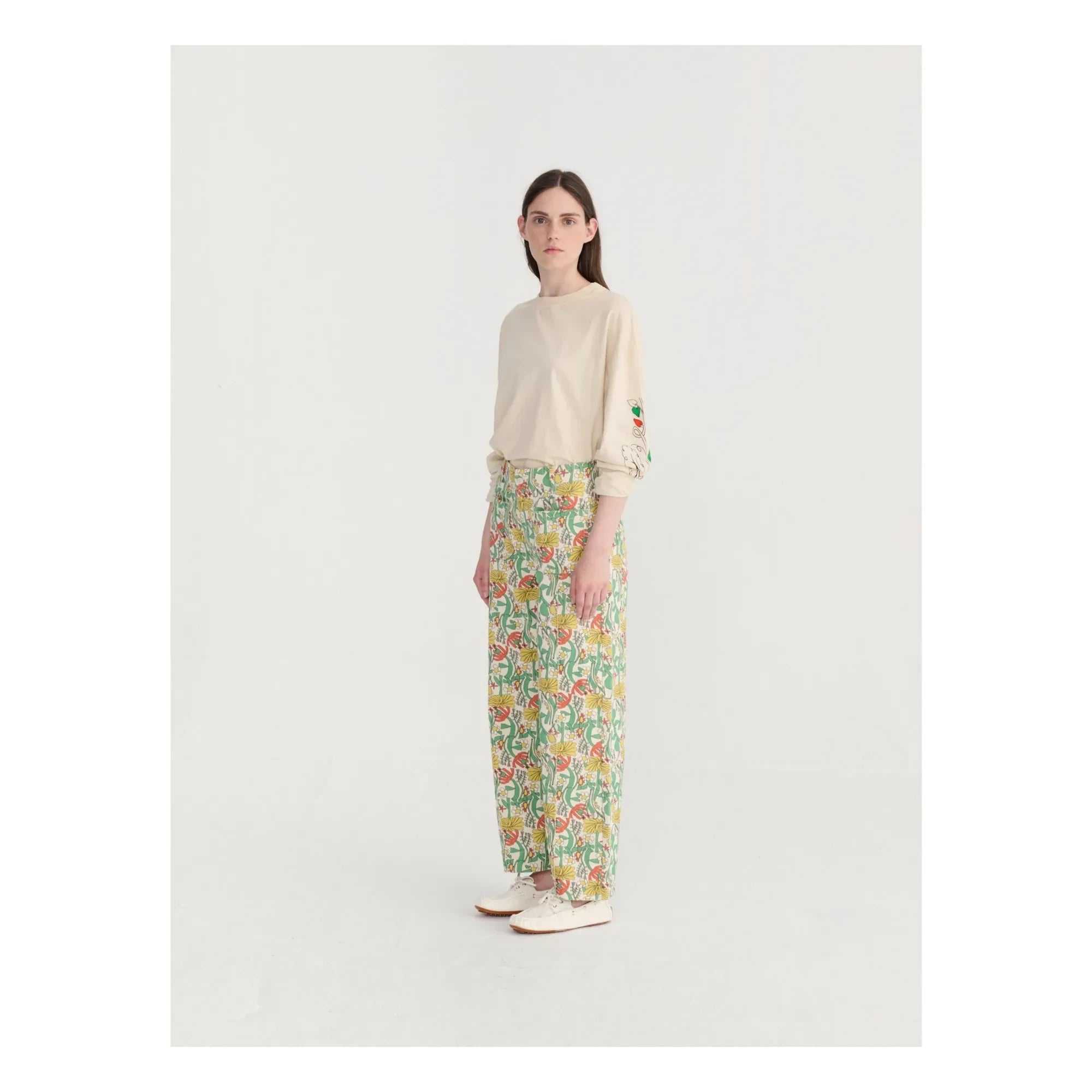 Bobo Choses - Herbalists Organic Cotton Pants | Green