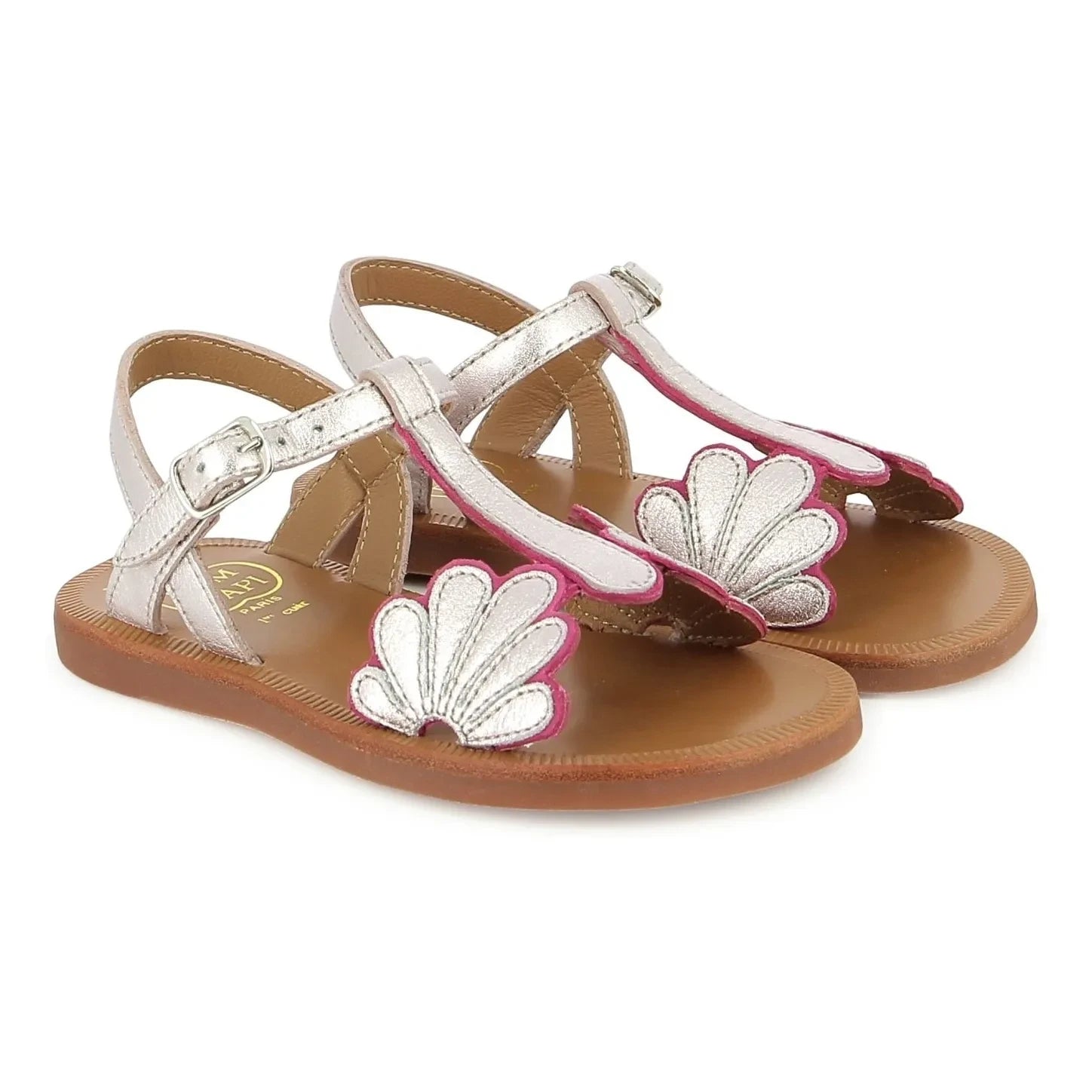 Pom d'Api - Plagette Bloom Sandal | Pink