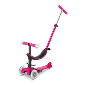 Micro - Mini 3-in-1 LED Scooter | Raspberry Red