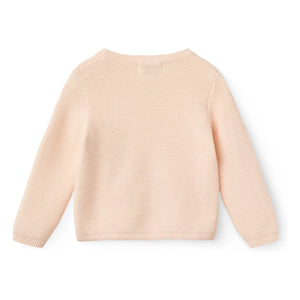 Copenhagen Colors - Organic Cotton Cache-Coeur Cardigan | Lychee Pink
