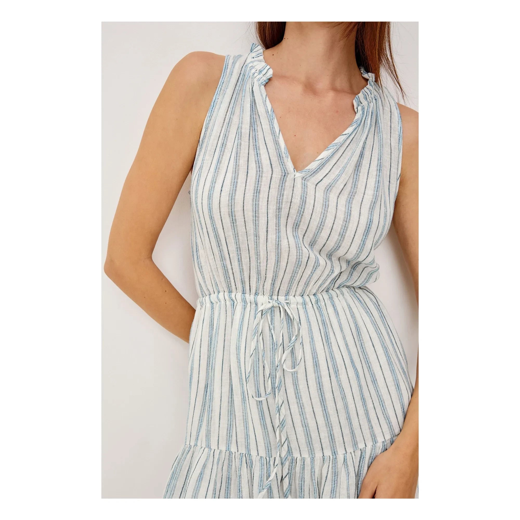 Rails - Cannes Striped Dress | Light Blue