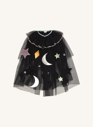 Meri Meri - Hat and Magic Wand Tulle Cape | Black