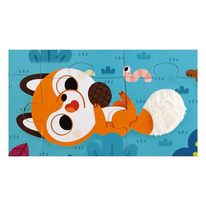 Janod - Forest Animals Sensory Puzzle, 20 Pieces