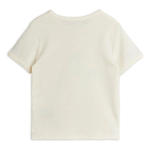 Mini Rodini - Space Tour Organic Cotton T-Shirt | Ecru