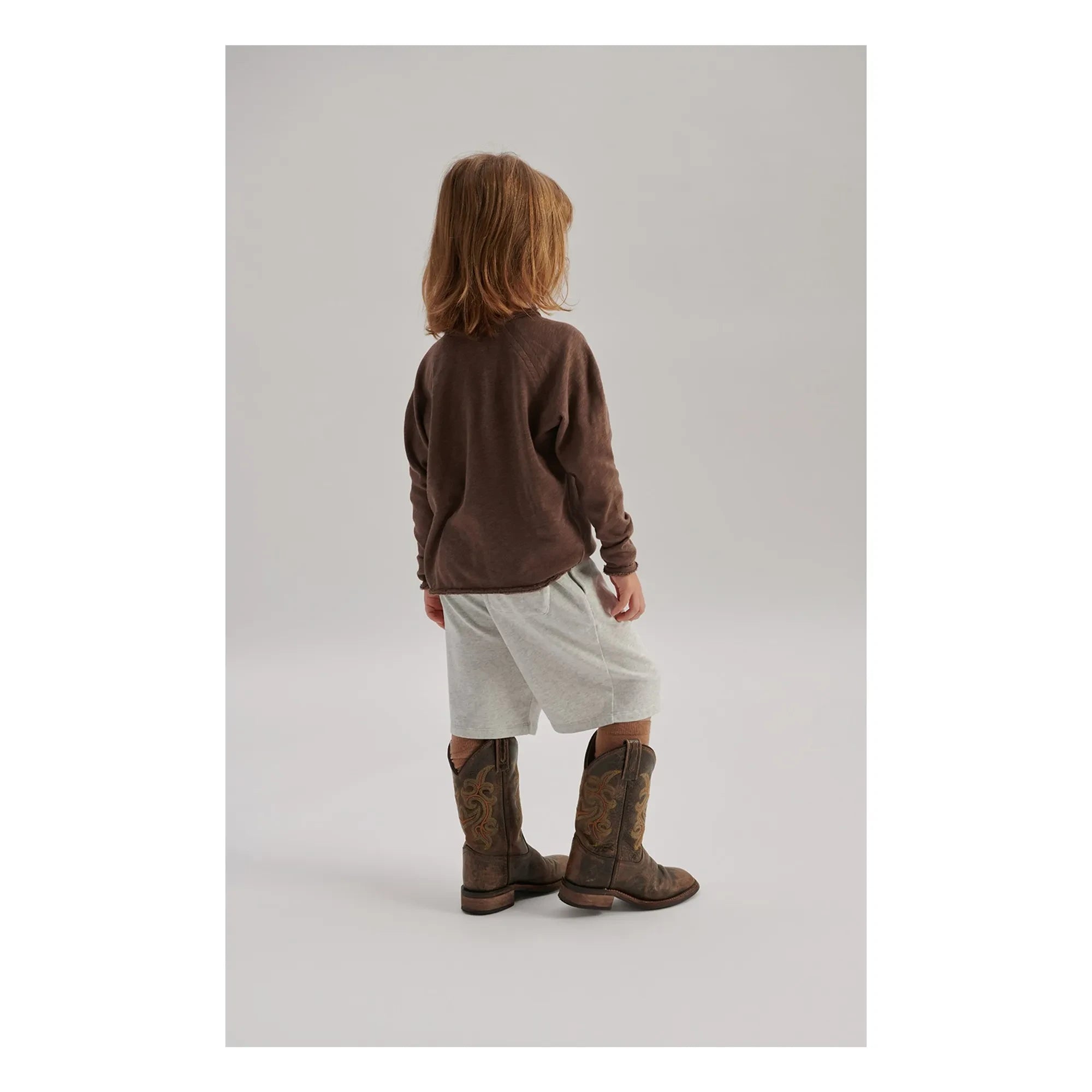 American Vintage - Ykobow Jogger Shorts | Heather White