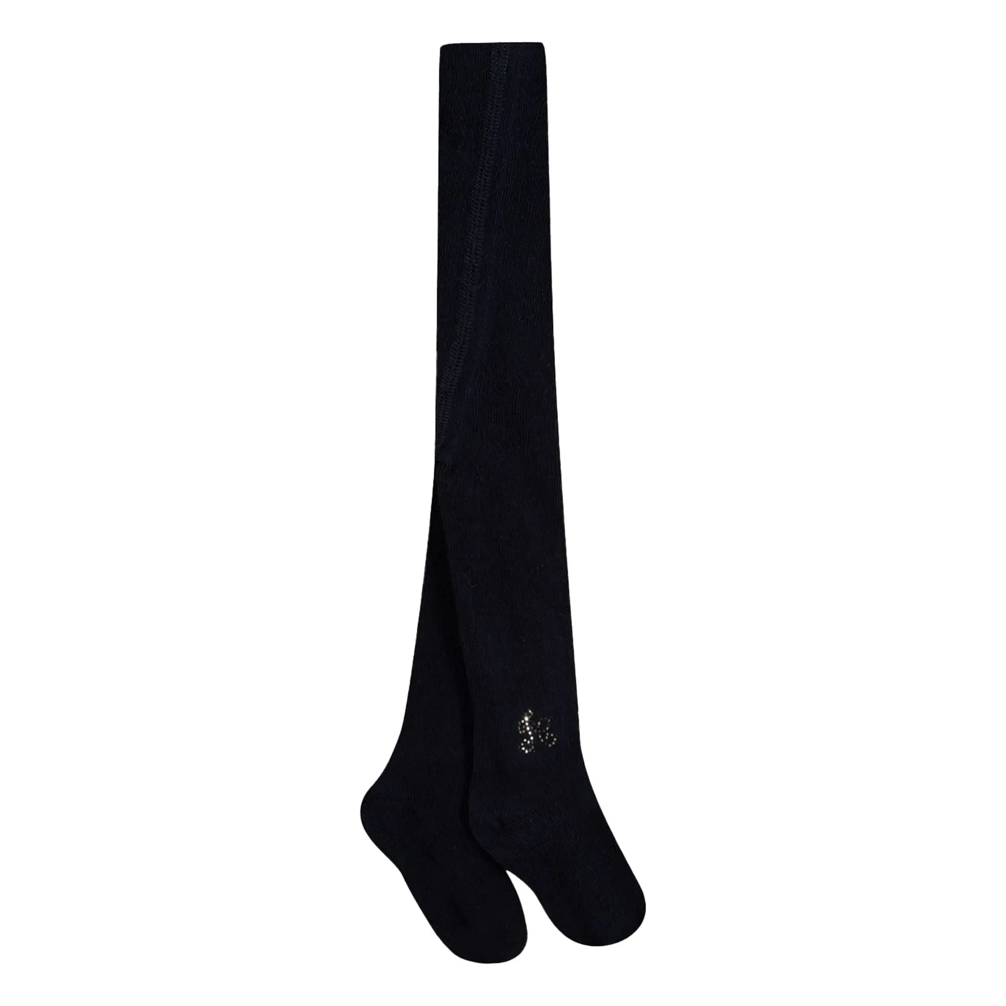 Tartine et Chocolat - Embroidered Tights | Navy Blue