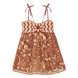 Zimmermann - Patience Paisley Dress | Brown