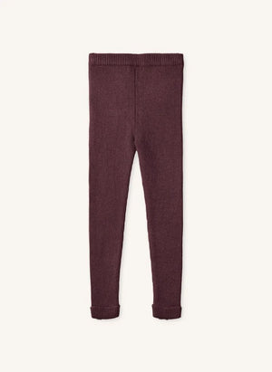 Fliink - Benna Ribbed Tights | Burgundy