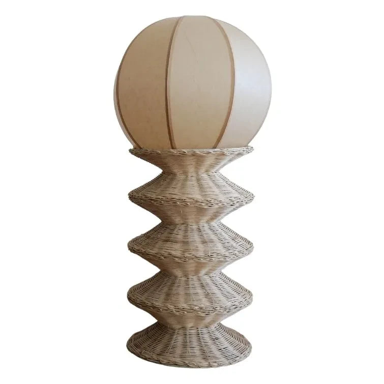 Honoré - Bilba Rattan Table Lamp | Natural