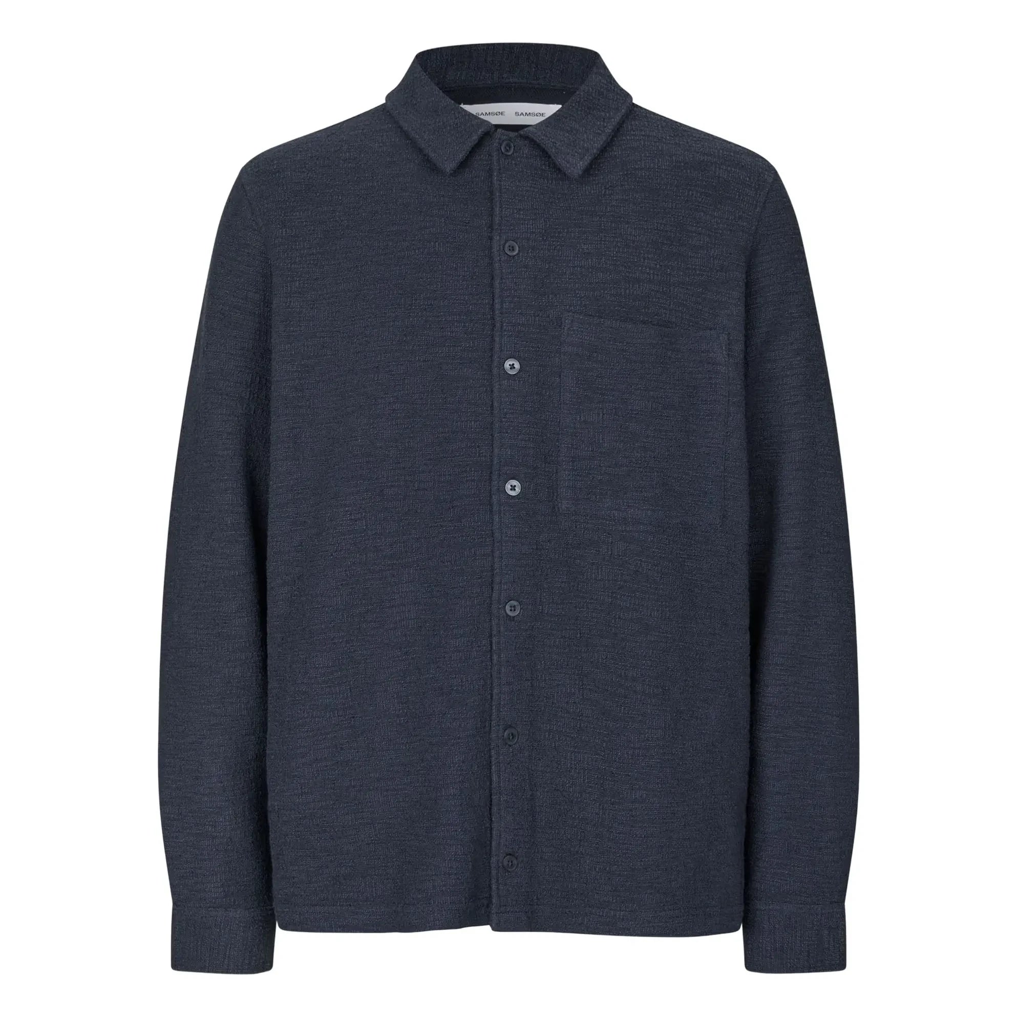 Samsoe Samsoe - Sakore Cotton Shirt | Dark Blue