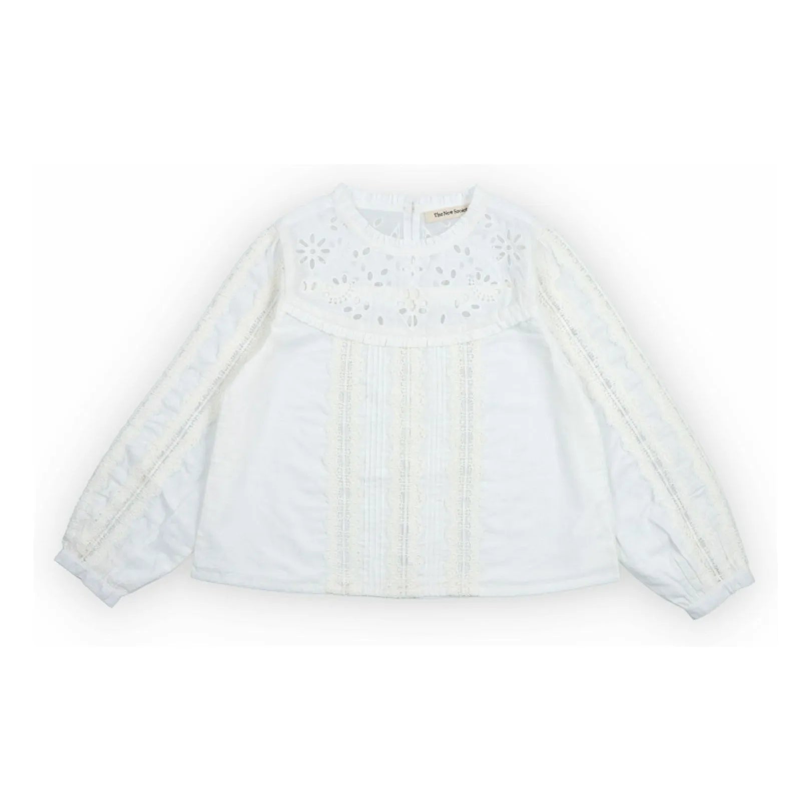 The New Society - Dahlia Blouse | White