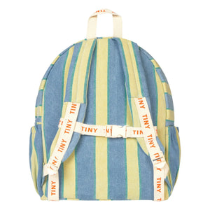 Tinycottons - Striped Denim Backpack | Blue