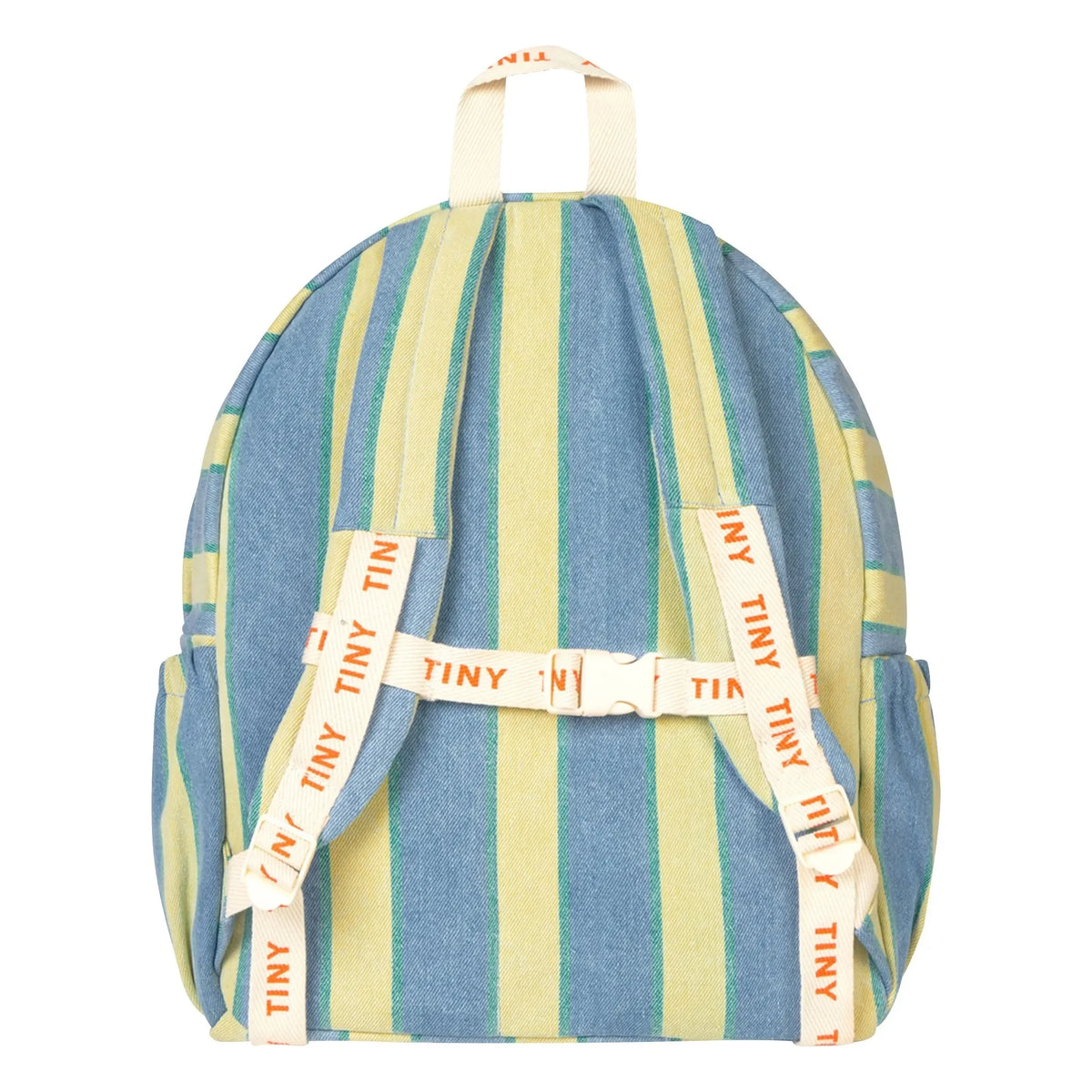 Tinycottons - Striped Denim Backpack | Blue