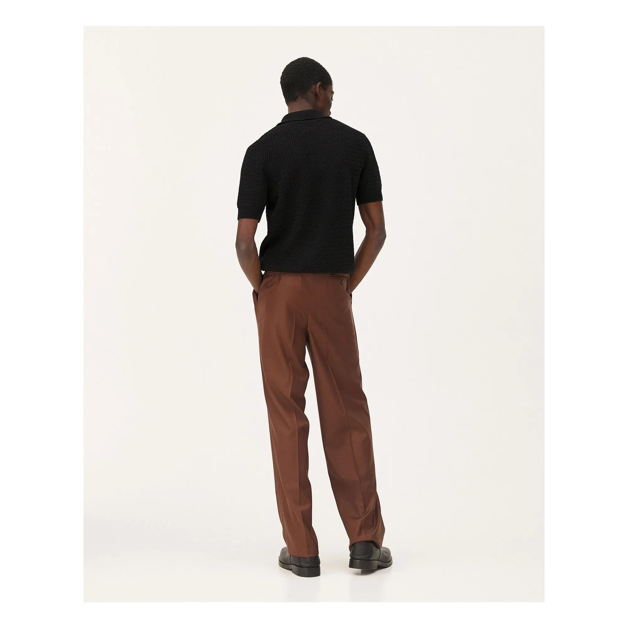 Noyoco - Haring Organic Cotton Polo T-Shirt | Black