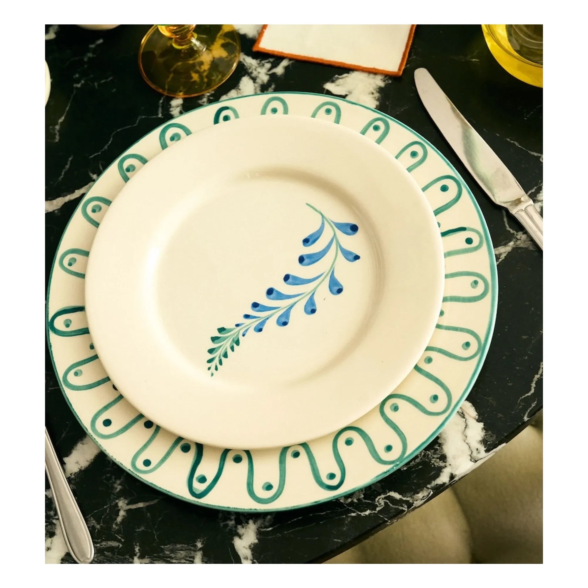 Anna + Nina - Indigo Plate | Blue