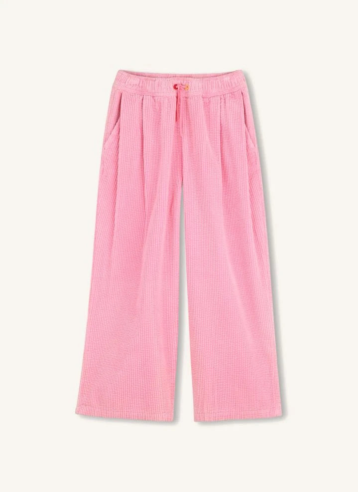 Kenzo - Velvet Elastic Waist Pants | Candy Pink